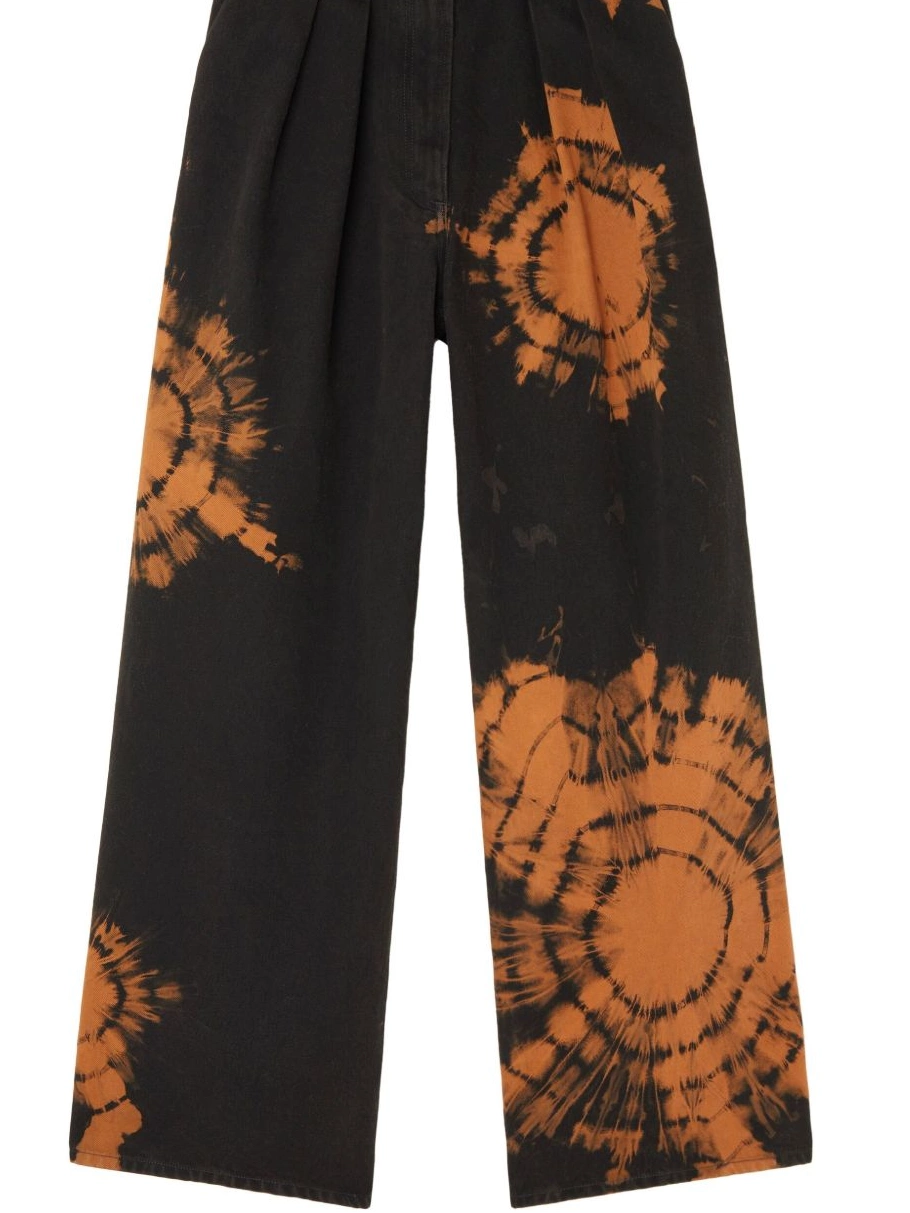 jeans Alanui leg wide Women abstract-pattern 0821